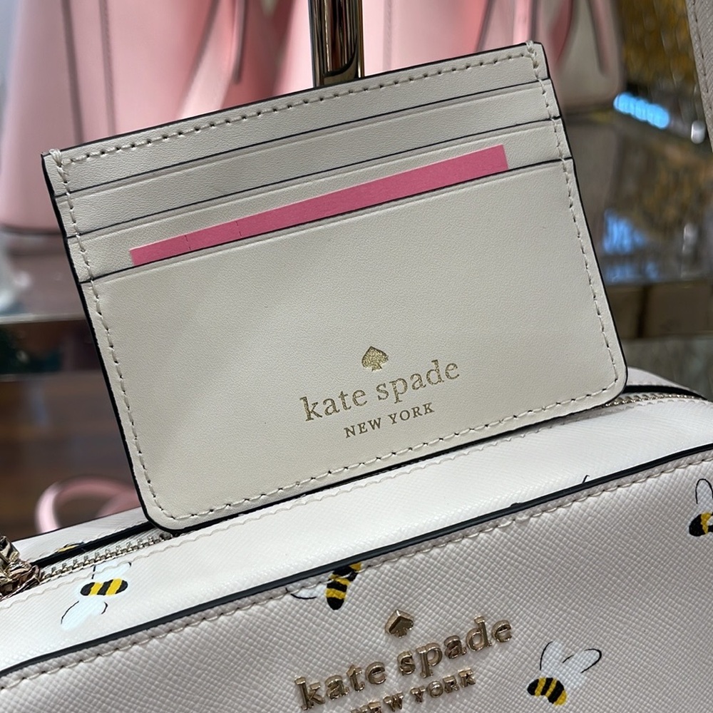 Kate Spade honey bee small slim card holder
PARCHMENT MULTI - Picture 12 of 16